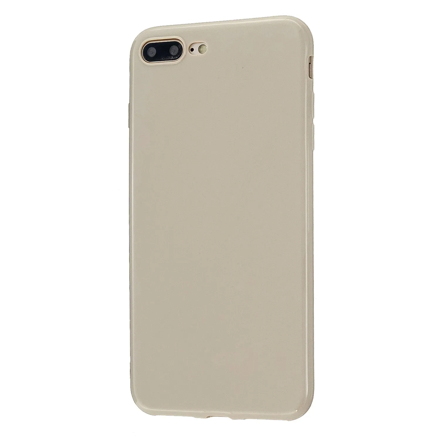 For iPhone 5/5S/SE/6/6S/6 Plus/6S Plus/7/8/7 Plus/8 Plus Cellphone Cover Soft TPU Bumper Protector Phone Shell Milk tea