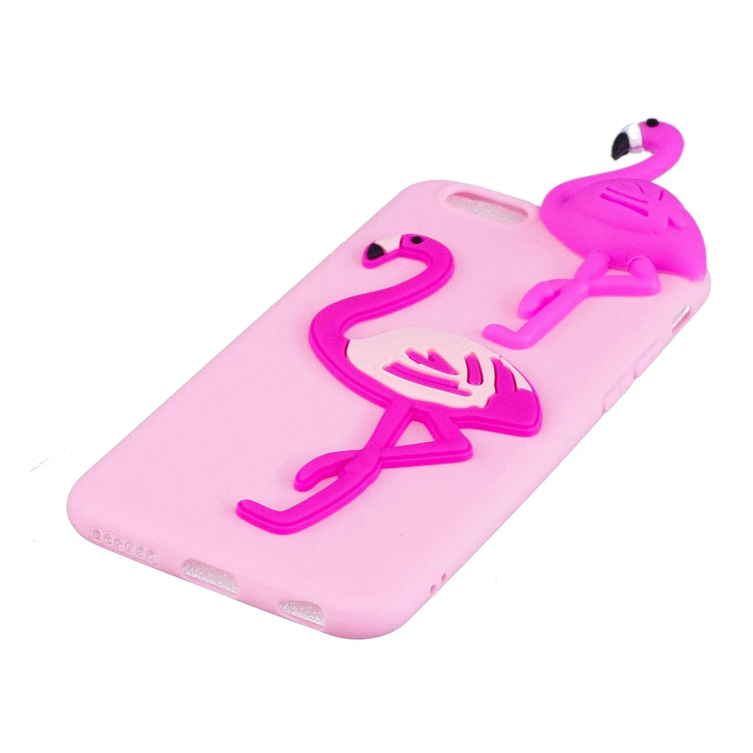 For iPhone 6/6S plus 3D Cute Cartoon Animal TPU Anti-scratch Non-slip Protective Cover Back Case