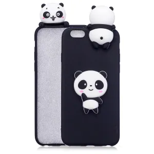 For iPhone 6/6S plus 3D Cute Cartoon Animal TPU Anti-scratch Non-slip Protective Cover Back Case