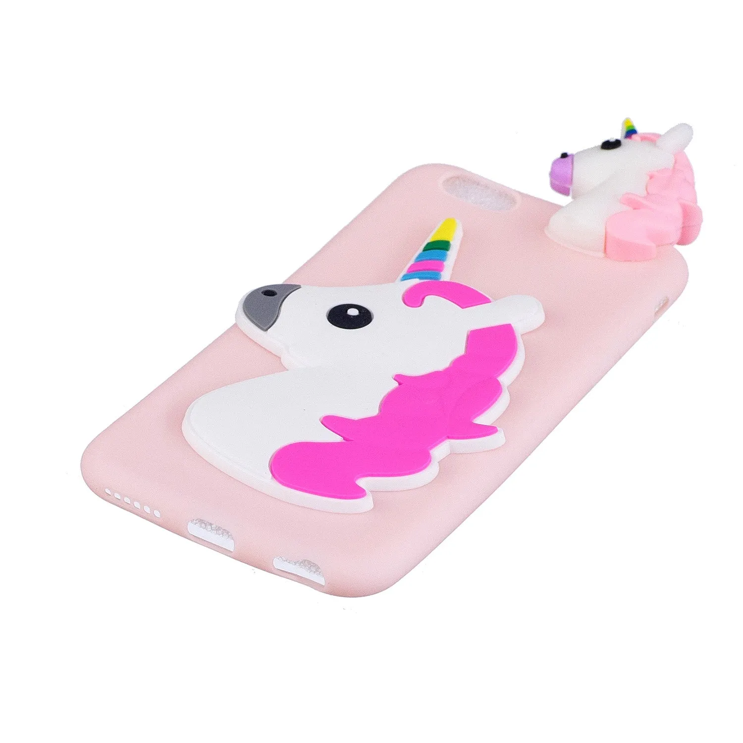 For iPhone 6/6S plus 3D Cute Cartoon Animal TPU Anti-scratch Non-slip Protective Cover Back Case