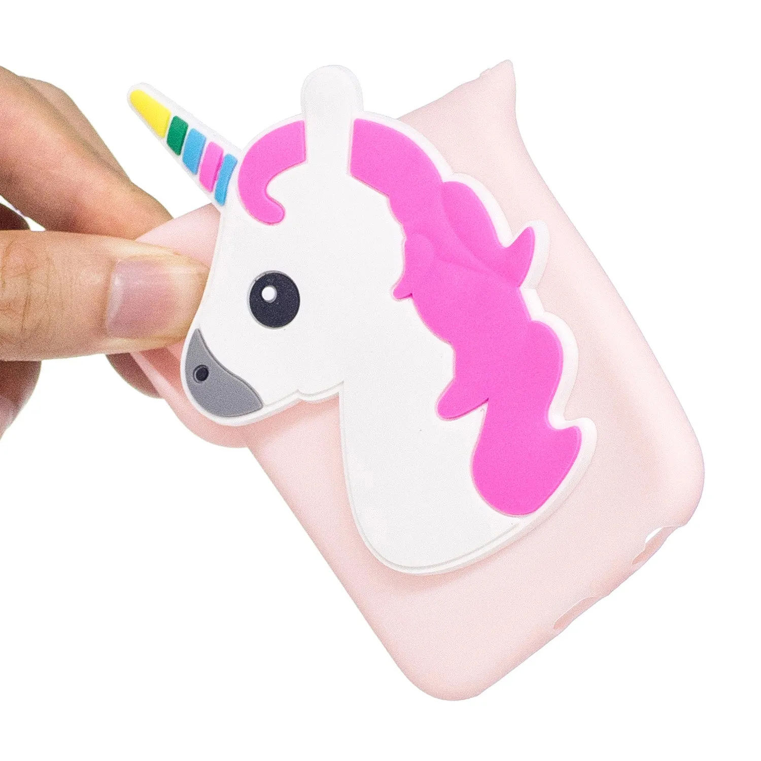For iPhone 6/6S plus 3D Cute Cartoon Animal TPU Anti-scratch Non-slip Protective Cover Back Case