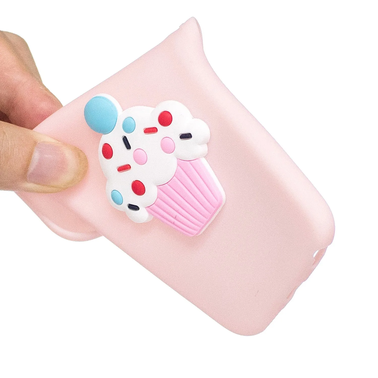 For iPhone 6/6S plus 3D Cute Cartoon Animal TPU Anti-scratch Non-slip Protective Cover Back Case