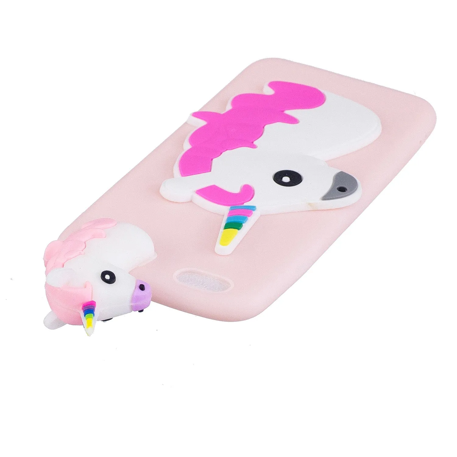 For iPhone 6/6S plus 3D Cute Cartoon Animal TPU Anti-scratch Non-slip Protective Cover Back Case