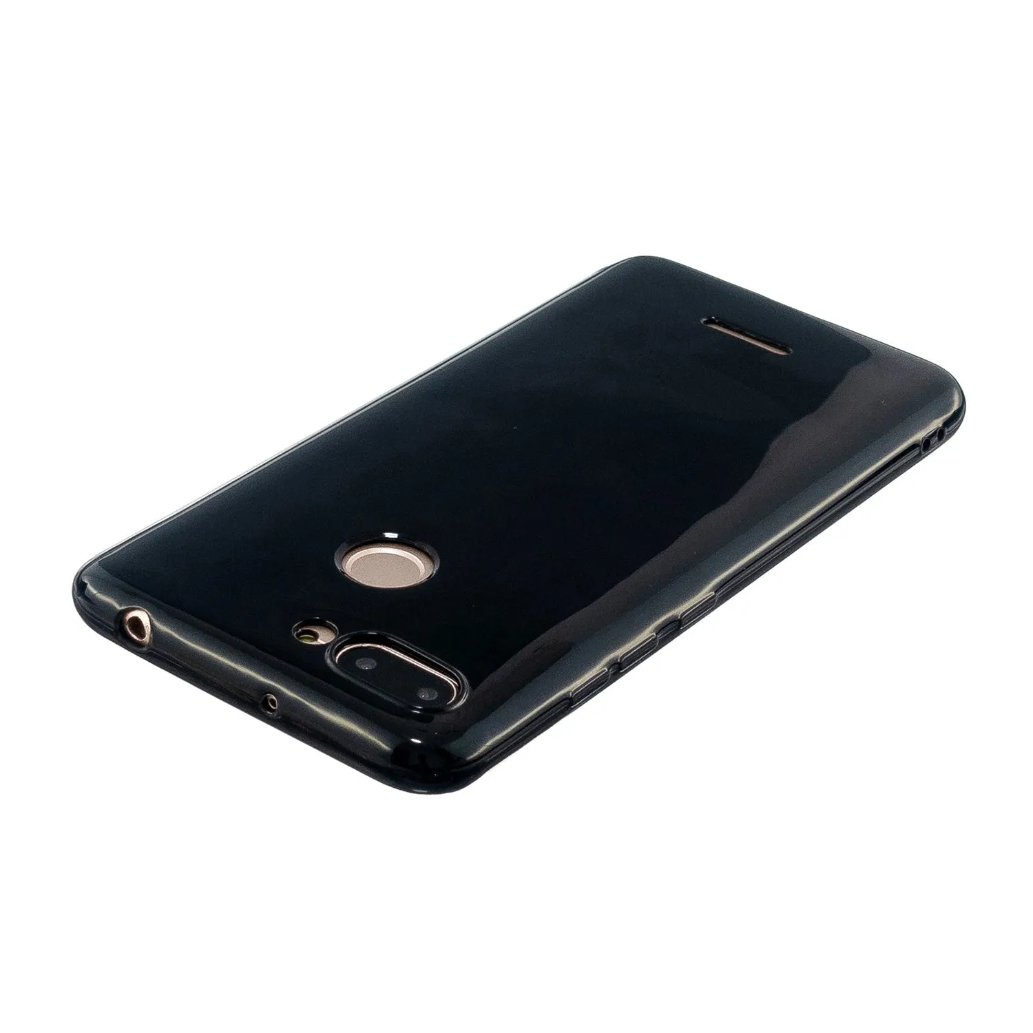 For Redmi 6/6A/6 Pro Cellphone Case Simple Profile Soft TPU Ultra Light Anti-Scratch Phone Cover Bright black