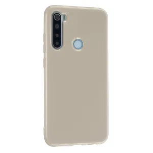 For Redmi Note 8/8 Pro Cellphone Cover 2.0mm Thickened TPU Case Camera Protector Anti-Scratch Soft Phone Shell Khaki