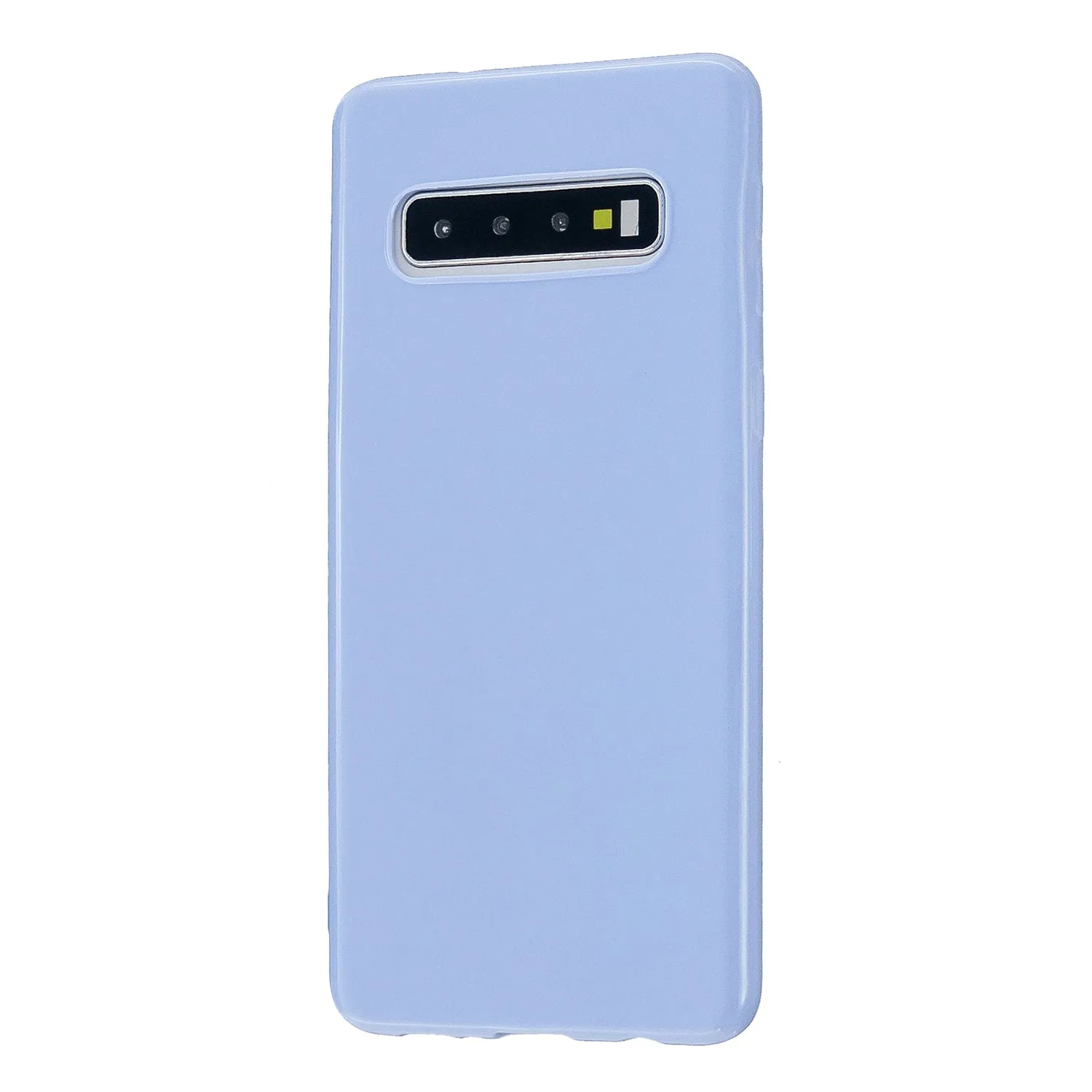 For Samsung S10/S10E/S10 Plus Cellphone Case Precise Cutouts Simple Profile Soft TPU Mobile Phone Shell Bright black