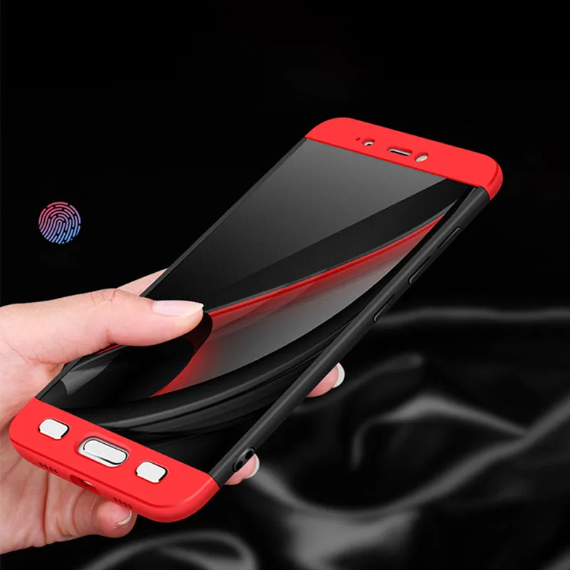 For XIAOMI MI 5 Slim 3 in 1 Hybrid Hard Case Full Body 360 Degree Protection Back Cover  black