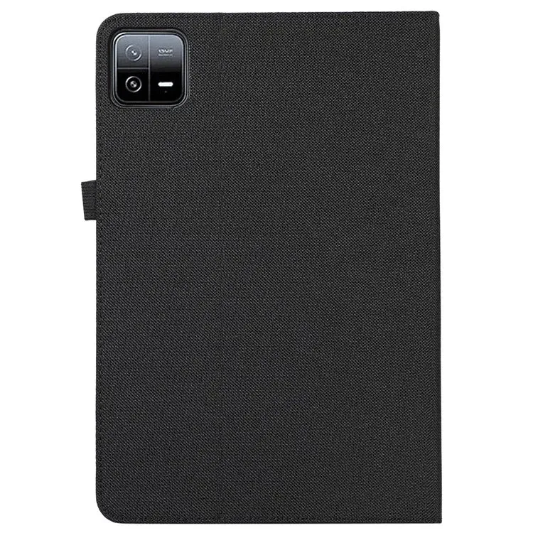 For Xiaomi Pad 7 / Pad 7 Pro Leather Case Card Holder Cloth Texture Tablet Stand Cover