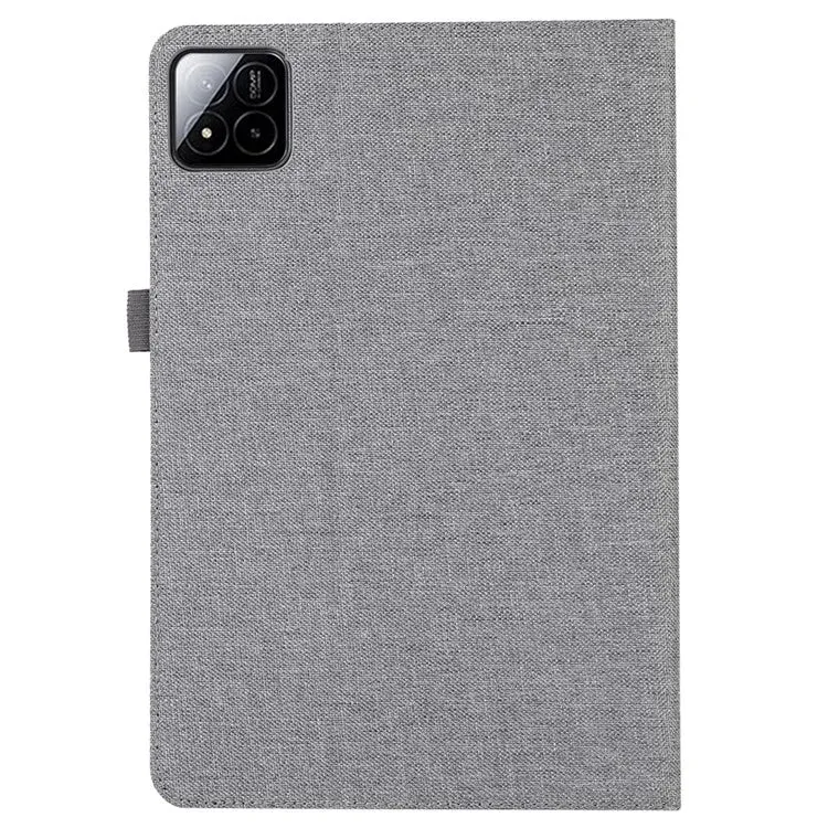 For Xiaomi Pad 7 / Pad 7 Pro Leather Case Card Holder Cloth Texture Tablet Stand Cover