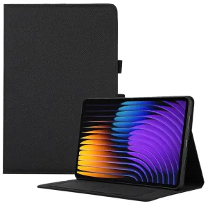 For Xiaomi Pad 7 / Pad 7 Pro Leather Case Card Holder Cloth Texture Tablet Stand Cover