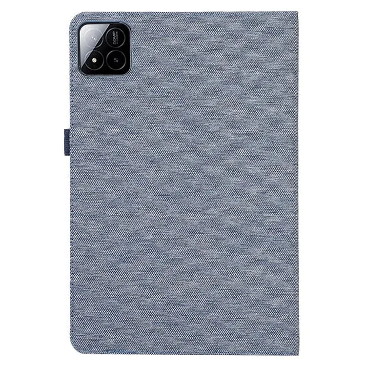 For Xiaomi Pad 7 / Pad 7 Pro Leather Case Card Holder Cloth Texture Tablet Stand Cover