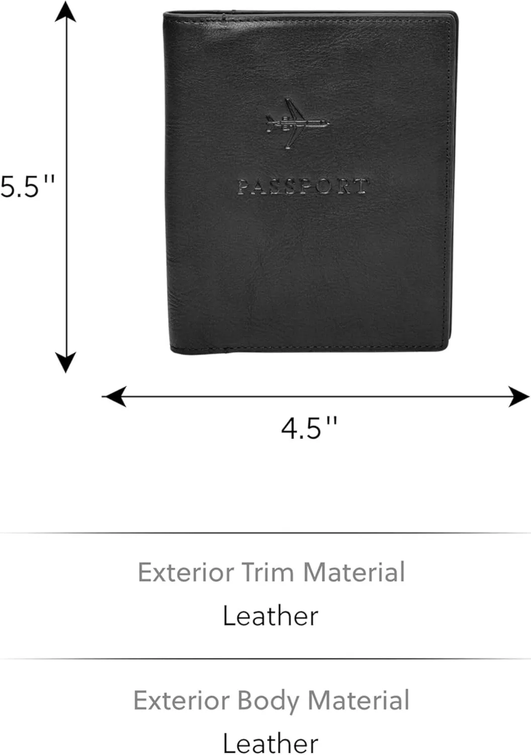 Fossil Men's Passport Case Wallet