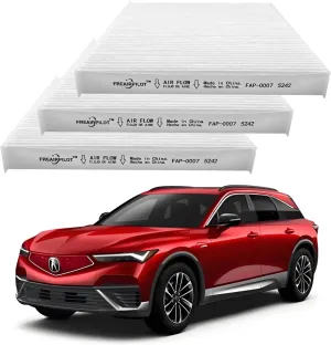Freairpilot 3PCS FAP-0007(CF10134) Cabin Air Filter,Replacement For Acura CSX,ILX,MDX,RDX,RL,RLX,TL,TLX,TSX,ZDX/Honda Accord,Civic,CR-V,Crosstour,Civic,Odyssey,Passport,Pilot,Ridgeline.