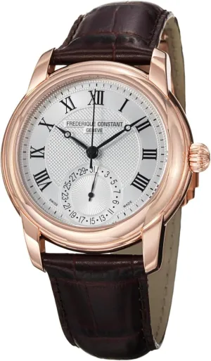 Frederique Constant Manufacture Classics Rose Gold Plated Steel Mens Watch Calendar FC-710MC4H4