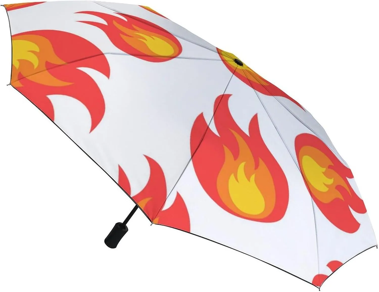 French Bulldog Travel Small Umbrella Windproof Compact Collapsible Light, Automatic,Wind Resistant,Strong And Portable, Folding Umbrella for Rain