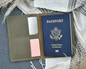 Full Grain Leather Passport Cover