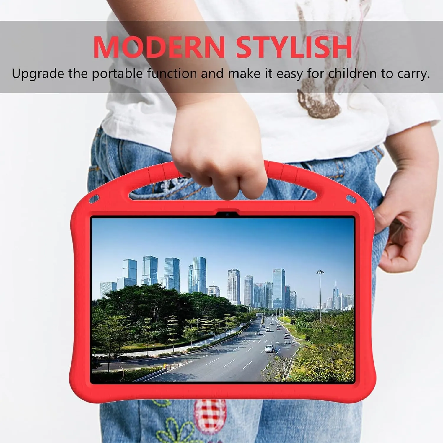 Full Protective Case Lightweight Shockproof Kids Friendly Cover Compatible with Samsung Galaxy Tab S10 FE Plus 13.1" SM-X620/X626B 2025,with Handle Stand Thickned Cornor Impact Protection Tablet Cover