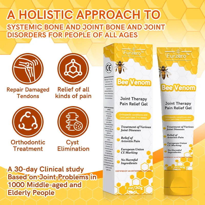 Furzero™ Bee Venom Joint Therapy Pain Relief Gel (New Zealand Bee Extract - especially for orthopedic conditions and arthritic pain)