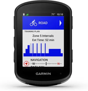 Garmin Edge 540 Solar, Solar-Charging GPS Cycling Computer with Button Controls