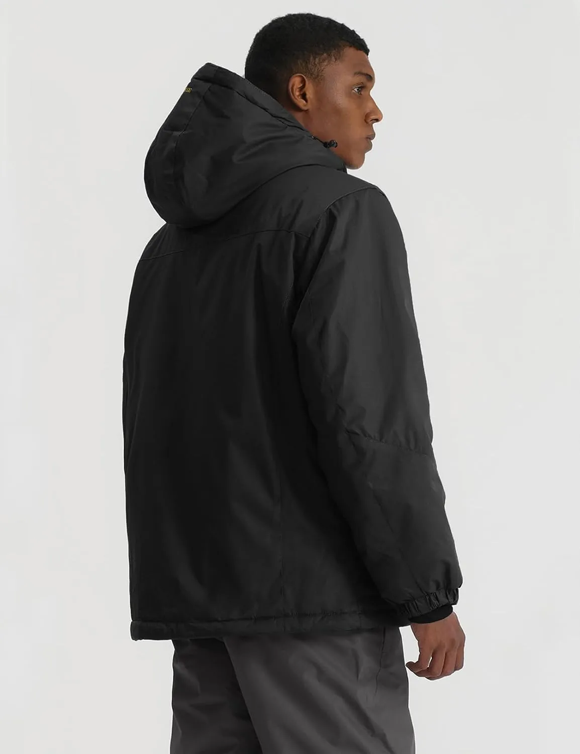 GEMYSE Men's Mountain Waterproof Ski Snow Jacket Winter Windproof Rain Jacket