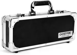 Ghost Fire Guitar Multi Effect Pedal Case 16.9x5.5x2.8in，With Pedal Mounting Tape Fastener，Sturdy Locking Aluminum ，T series T-EC4