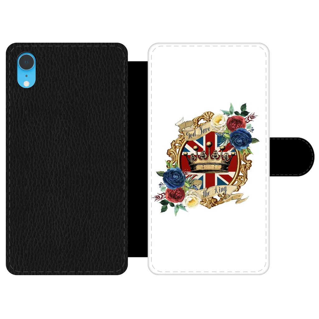 GOD SAVE THE KING Front Printed Wallet Cases