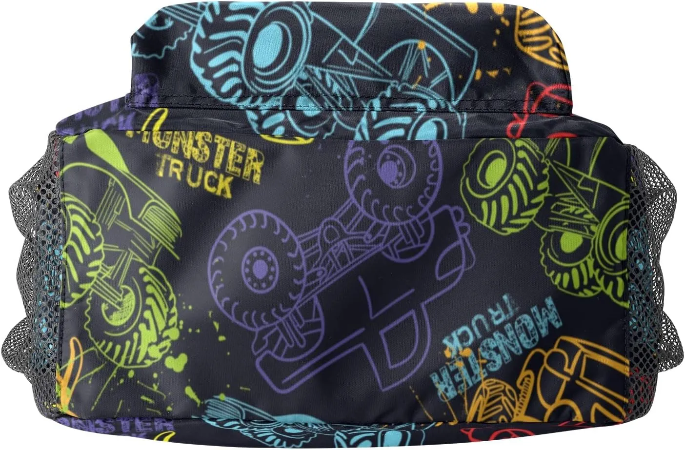 Grunge Monster Truck Car Personalized School Backpack for Kid-Boy/Girl Toddler Daypack Kindergarten Travel Bookbag