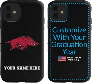 Guard Dog Case Compatible with iPhone 11 - Military Grade - Rugged Two Piece Protection - Collegiate Licensed - Arkansas Razorbacks - Personalized