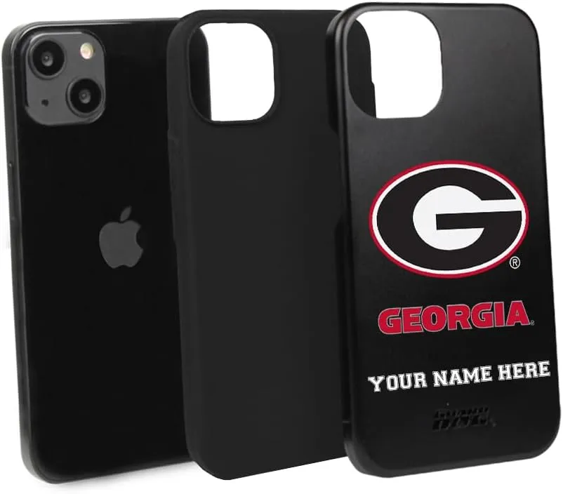 Guard Dog Case Compatible with iPhone 13 - Military Grade - Rugged Two Piece Protection - Collegiate Licensed - Georgia Bulldogs - Personalized