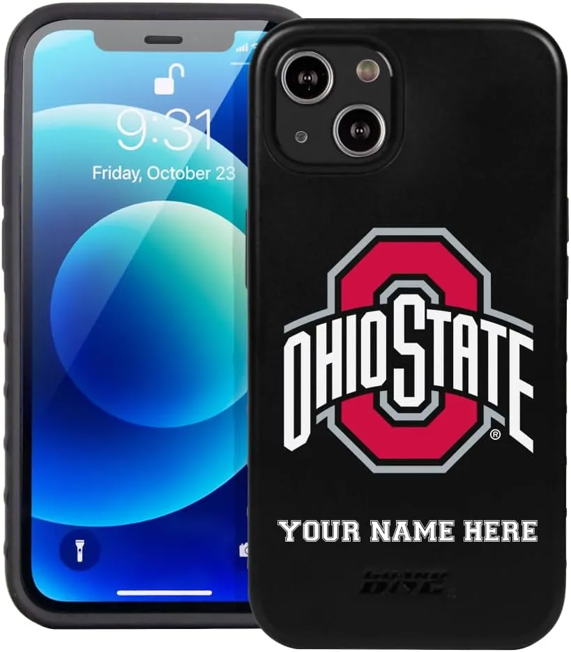 Guard Dog Case Compatible with iPhone 13 - Military Grade - Rugged Two Piece Protection - Collegiate Licensed - Ohio State Buckeyes - Personalized