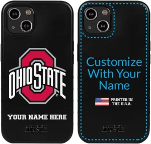 Guard Dog Case Compatible with iPhone 13 - Military Grade - Rugged Two Piece Protection - Collegiate Licensed - Ohio State Buckeyes - Personalized