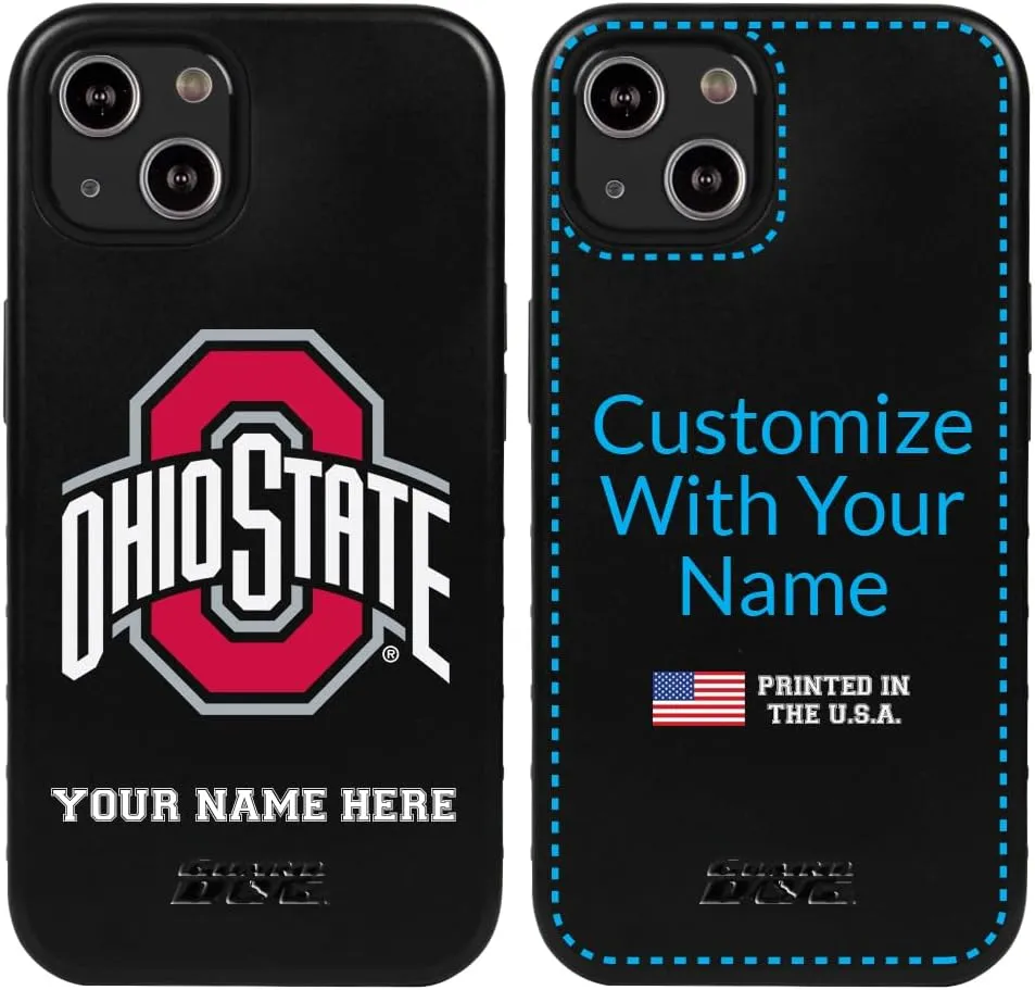 Guard Dog Case Compatible with iPhone 13 - Military Grade - Rugged Two Piece Protection - Collegiate Licensed - Ohio State Buckeyes - Personalized