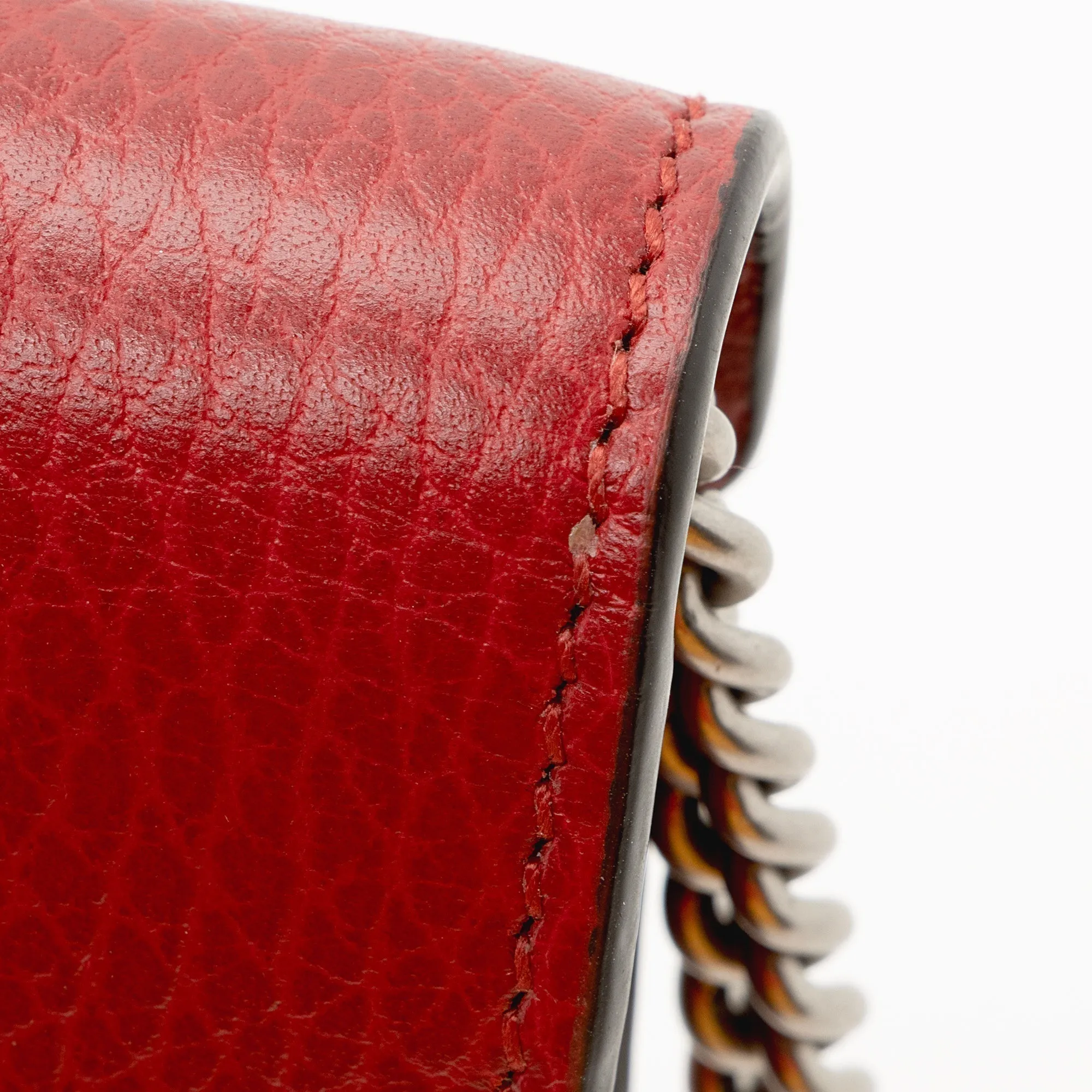 Gucci Grained Leather Dionysus Card Case Chain Bag