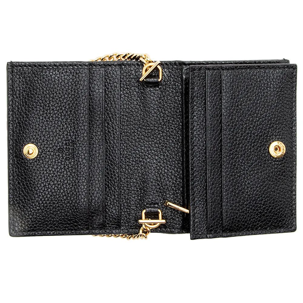Gucci Grained Leather Zumi Card Case Chain Bag
