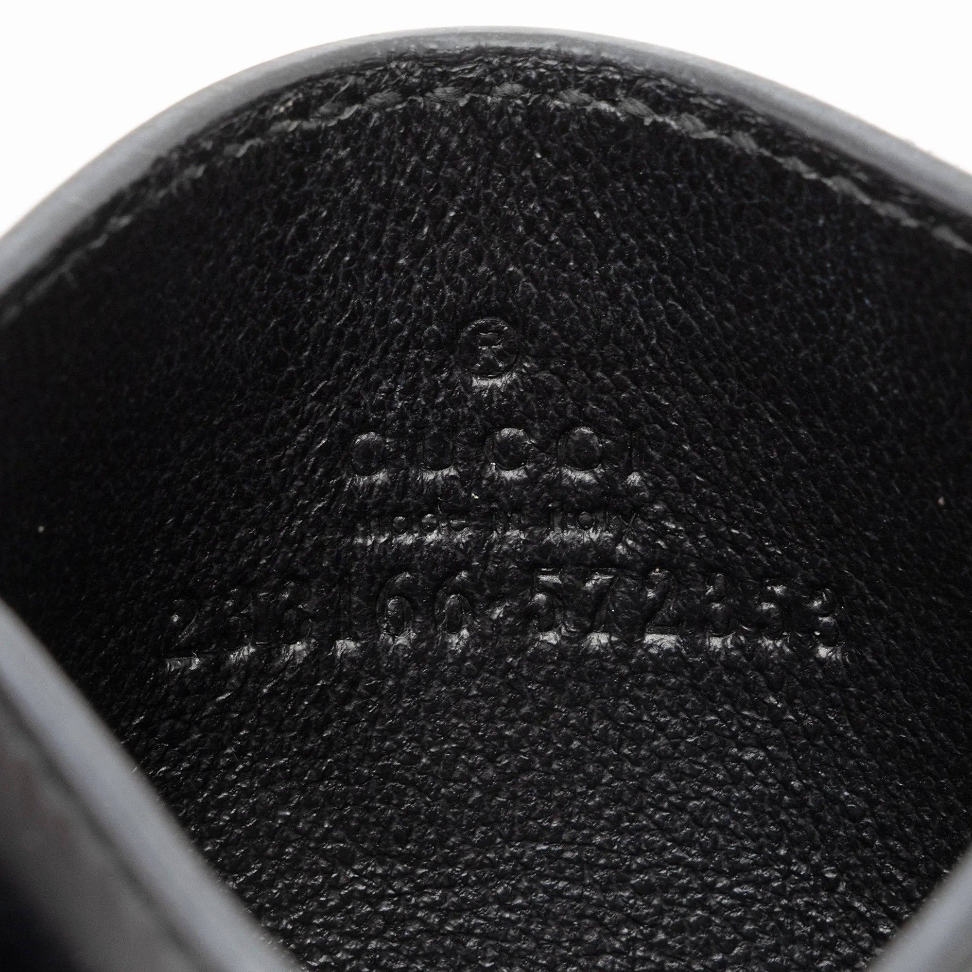 Gucci Guccissima Leather Signature Card Case (SHF-DJGb1D)