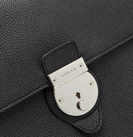 Gucci - leather portfolio briefcase