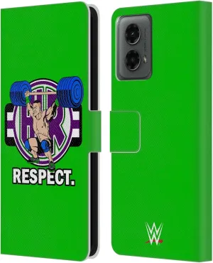 Head Case Designs Officially Licensed WWE John Cenation Respect 2017/18 Superstars 4 Leather Book Wallet Case Cover Compatible with Motorola Moto G (2024)