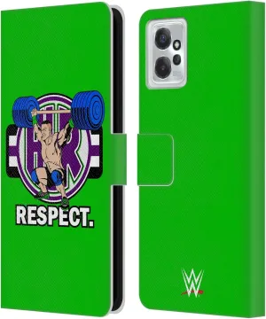 Head Case Designs Officially Licensed WWE John Cenation Respect 2017/18 Superstars 4 Leather Book Wallet Case Cover Compatible with Motorola Moto G Power (2023)