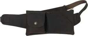 Hide & Drink, Crossbody Bag Handmade from Full Grain Leather - Bourbon Brown