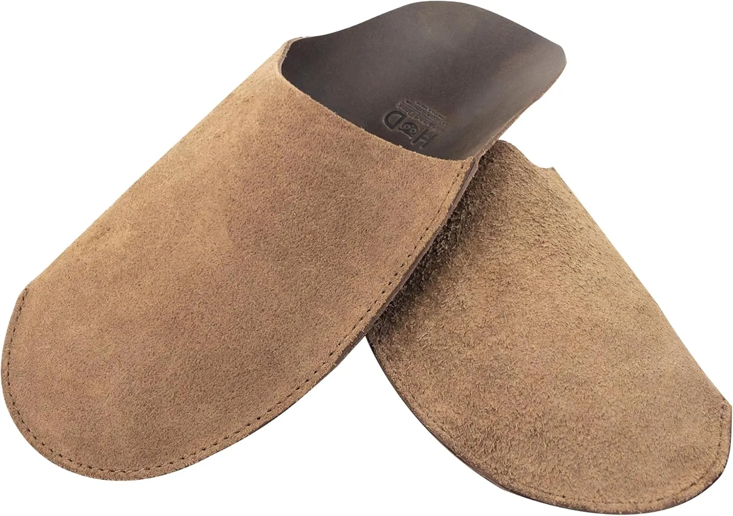 Hide & Drink, House Slippers for Men, Full Grain Leather, Handmade