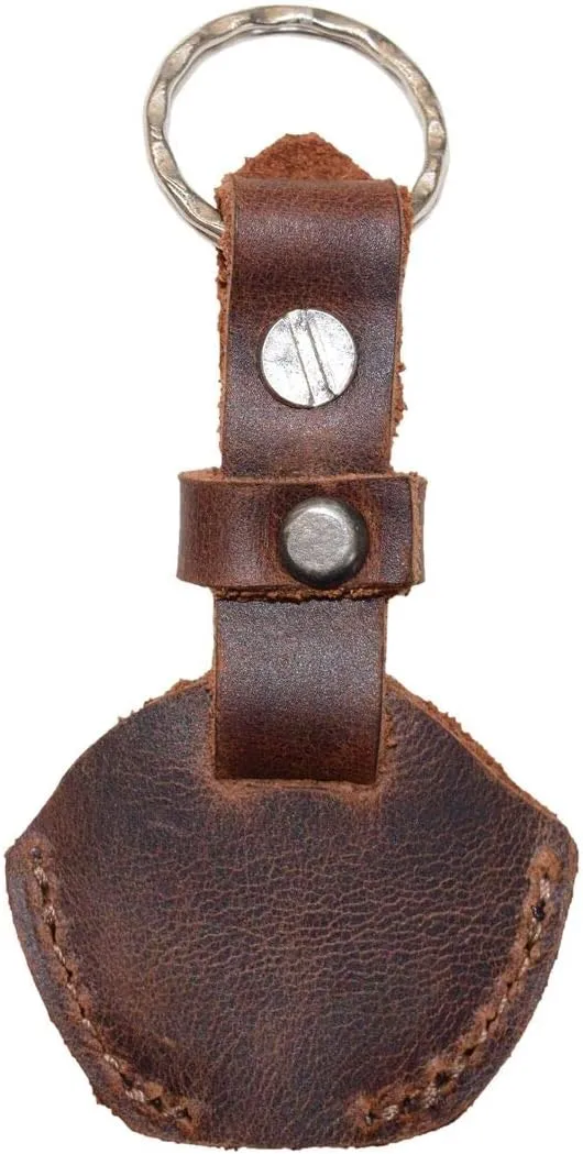 Hide & Drink, Leather Key Sleeve, Key Ring Holder, Vintage Cover, Stylish Accessories, Handmade