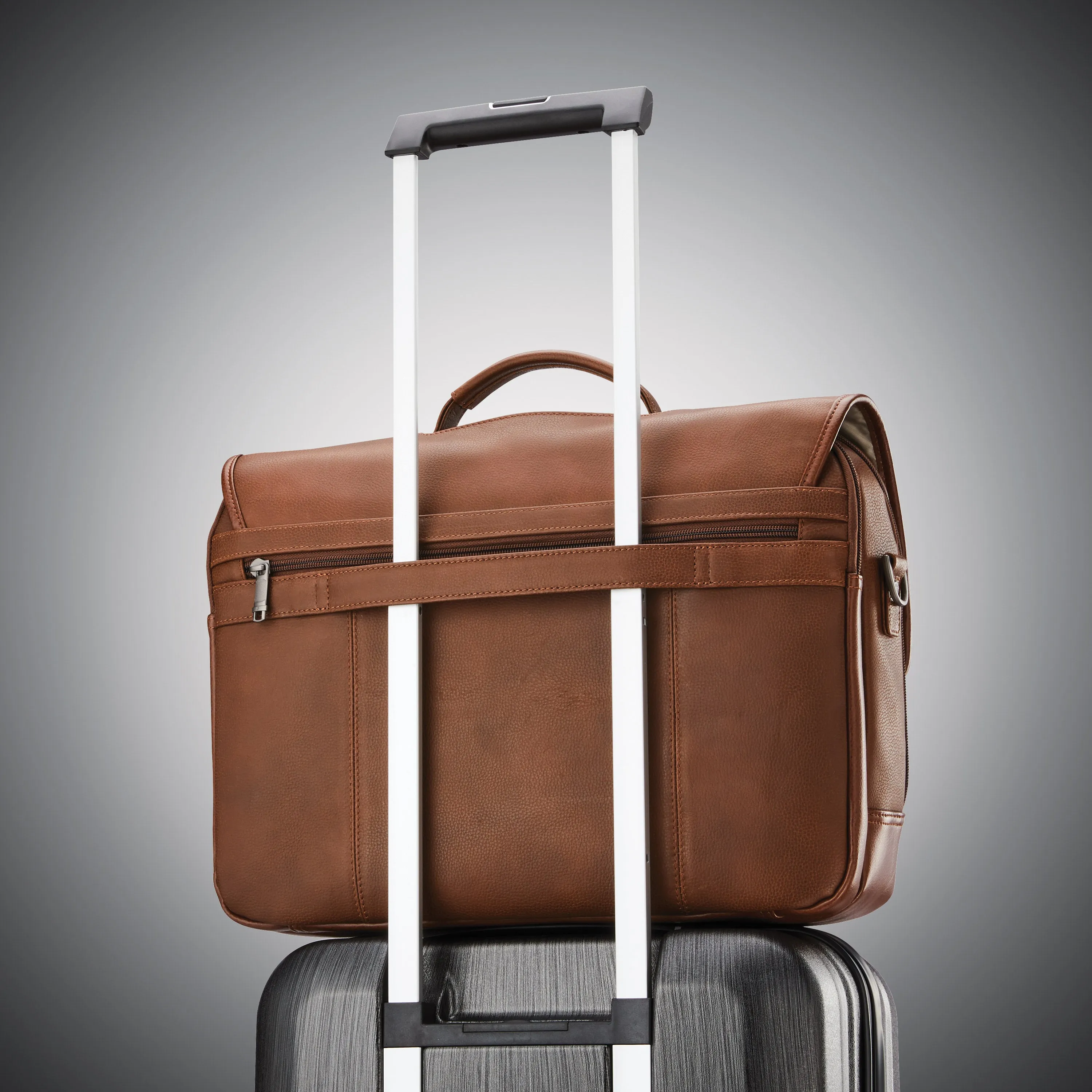 High-efficiency Leather Samsonite Quick delivery Flapover Classic