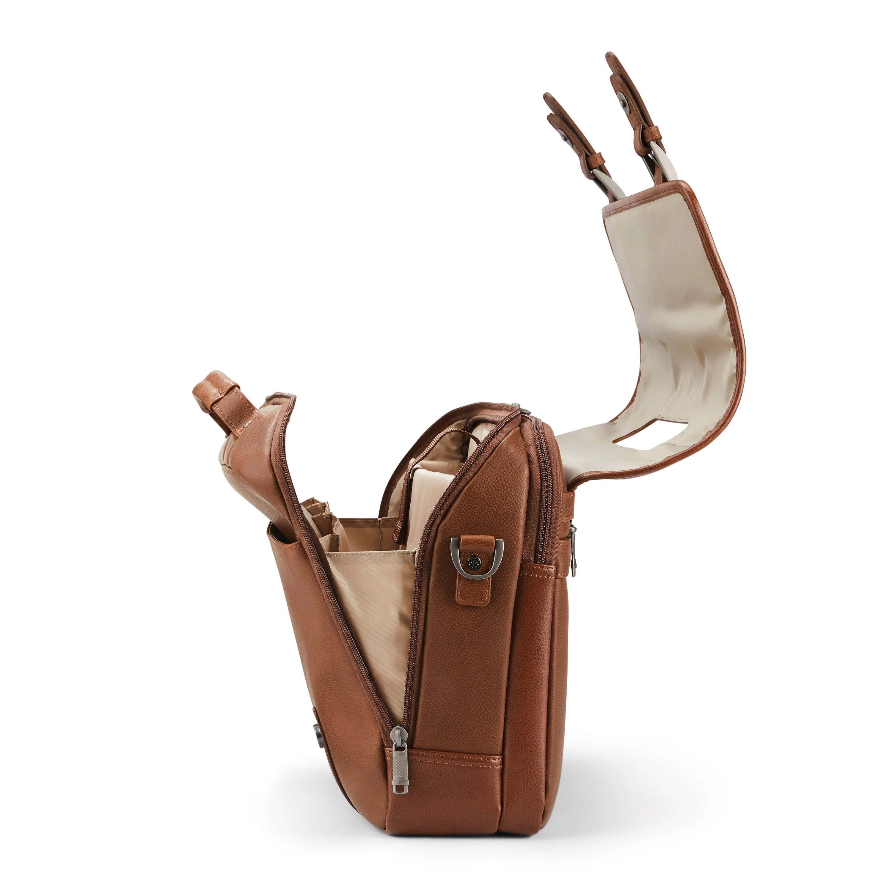 High-efficiency Leather Samsonite Quick delivery Flapover Classic