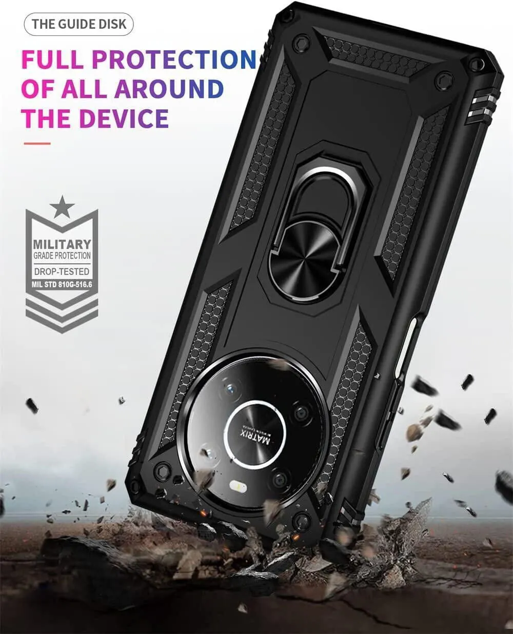 Honor Magic 4 Lite 5G Case Kickstand Shockproof Ring Cover