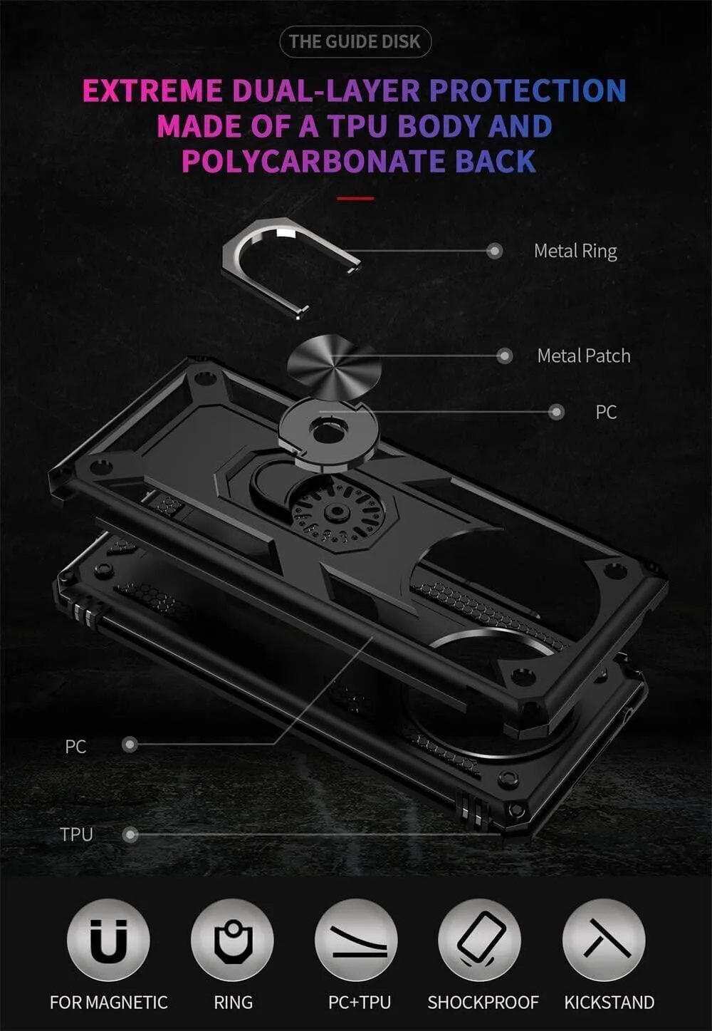 Honor Magic 4 Lite 5G Case Kickstand Shockproof Ring Cover