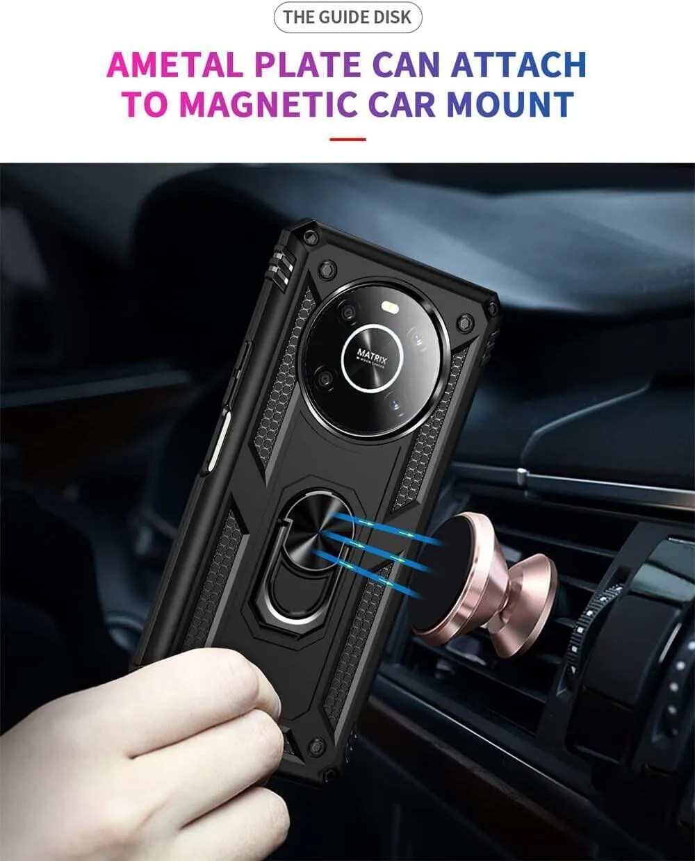 Honor Magic 4 Lite 5G Case Kickstand Shockproof Ring Cover