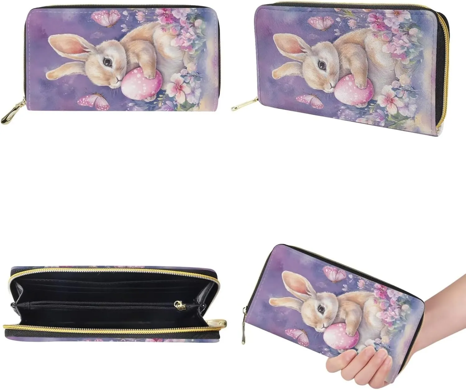 HUGS IDEA Leather Purses and Handbag for Women Bucket Bag with Wrist Wallet 2 Packs