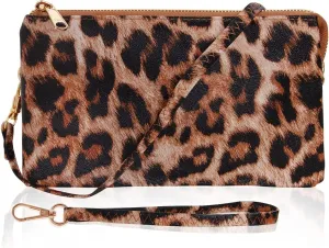 Humble Chic NY Vegan Leather Wristlet Purse for Women - Small Clutch Purse with Shoulder and Wrist Straps