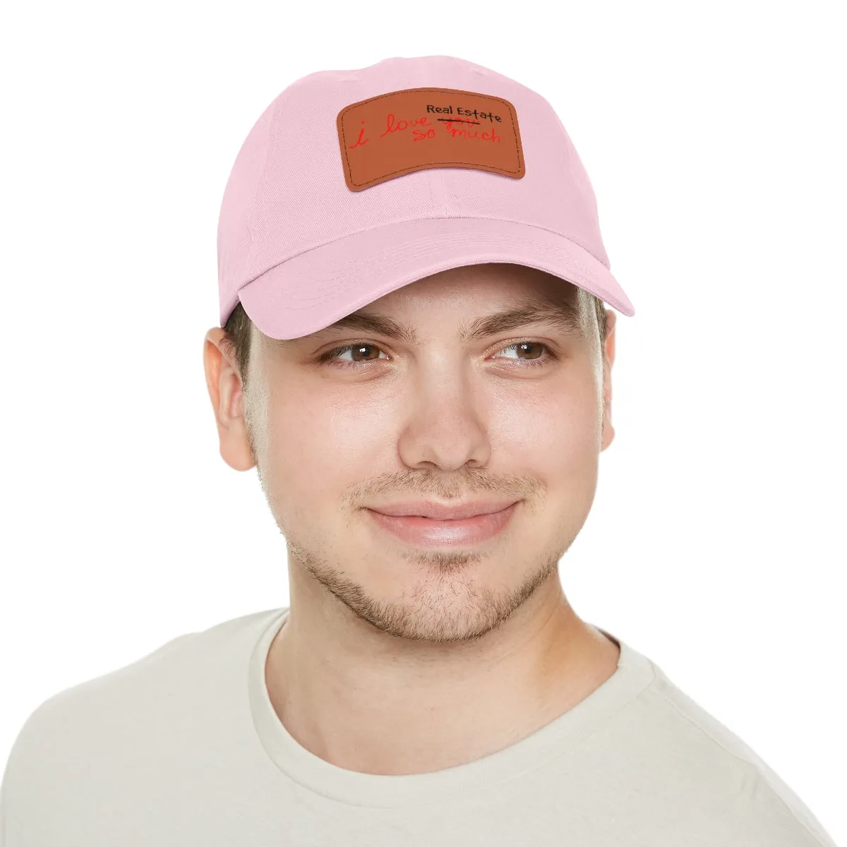I Love Real Estate So Much Hat with Leather Patch