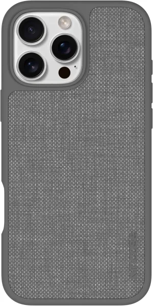 Incase ICON Case with Woolenex & MagSafe for iPhone 16 Pro Max - Durable, Stylish, Protective, Lightweight, Water-Resistant, Scratch-Resistant with Wireless Magsafe Charging - Asphalt Woolenex